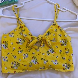 Flower crop top